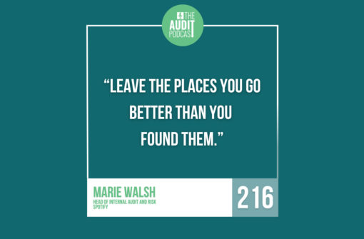 Ep 216: Finding Your Path in Internal Audit w/ Marie Walsh